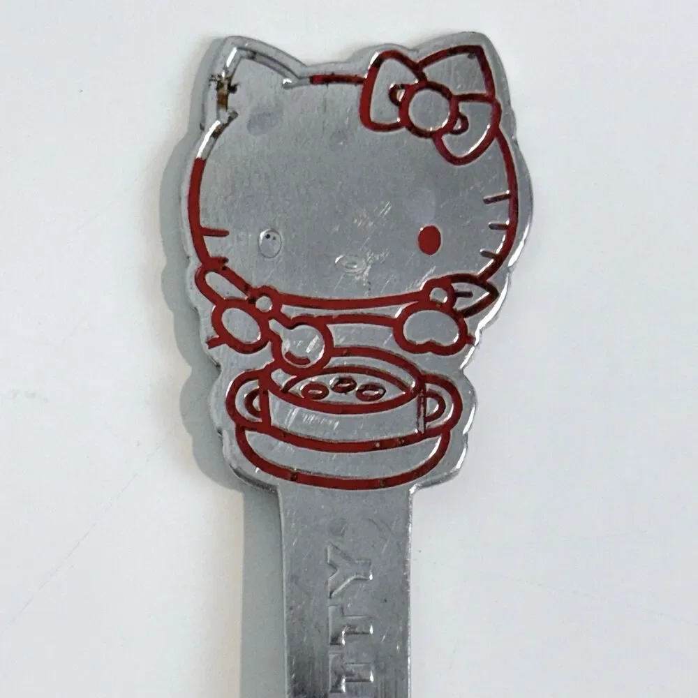 Vintage 1976 Hello Kitty Stainless Steel Child's Fork Utensil Sanrio